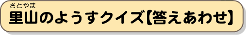 里山のようすクイズ【答えあわせ】