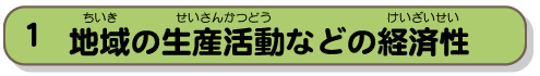 地域の生産活動などの経済性